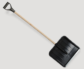 Snow showel with handle