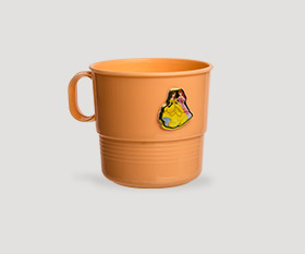 Cup 2dl with sticker